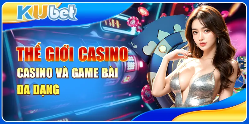 Thế giới casino và game bài đa dạng